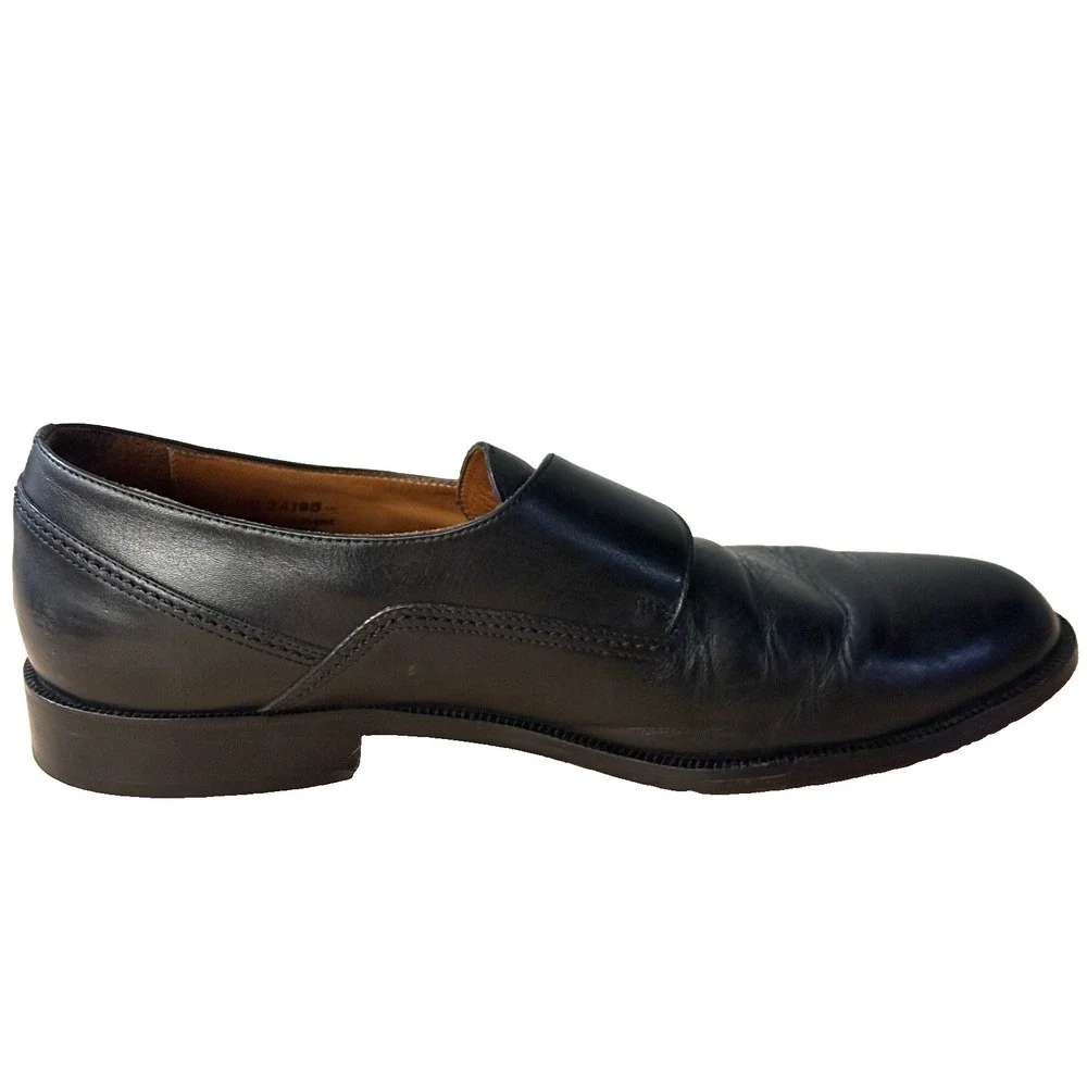 Bostonian Florentine Men's Sz 10D‎ Black Leather Loafers Dress Shoes 24190